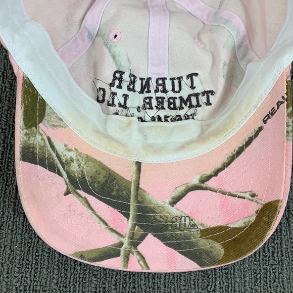 Turner Timber Baseball Hat Womens OSFA Pink Realtree Camo Adjustable Strapback - Picture 13 of 17